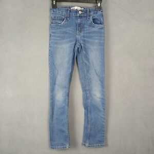 Levi's 511 Performance Slim Fit Jeans Boys 12 (26x27) Blue Denim Cotton Low Rise